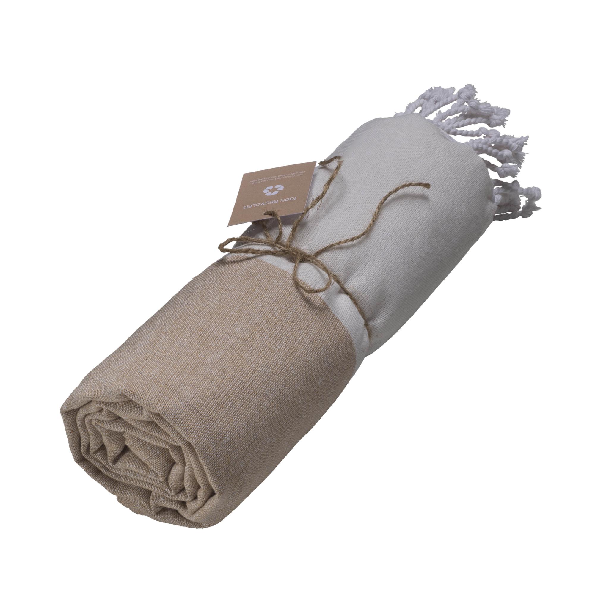 Telo mare/Fouta in cotone riciclato 180 g/m2 certificato GRS Telo mare/Fouta in cotone riciclato 180 g/m2 certificato GRS